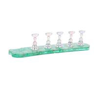 BESTYASH Manicure Practice Nail Tray for Nail Supplies Manicure Tool and Nail Tips Stand Holder for DIY Art Stand for Press Holder Use as Hand during Art Display