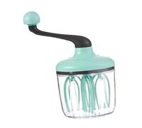 BESTYASH Manual Rotary Hand Crank Whisk for Baking and Cooking Egg Beater Mixer for Cream Sauce and Milk Lightweight Kitchen Tool for Home and Professional Use Light Green