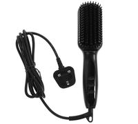 BESTYASH Men's Multifunctional Hair Straightener Brush Beard Straightening Comb Electric Heating Hair Styler for Home Use