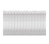 BESTYASH Metal Sewing Clips with Engraved Markings 15pcs with 3 Inches Measurement Ruler, Waterproof Hemming Clips for Quilting and Pinning Clothes