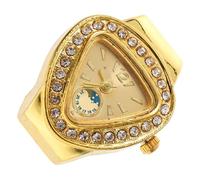 BESTYASH Mini Finger Ring Watch and Attending Parties for Daily Decor 2pcs with Glass Material, Not Easy to Fade Or Break, Comfortable Wearing Unique Modern Design for Students