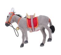 BESTYASH Miniature Donkey Toy Animal Figurine Realistic Plastic Simulation Model Educational Decorative Statue for Boys and Girls