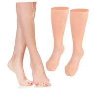 BESTYASH Moisturizing Foot Socks for Women Girls Long Exfoliating Socks to Remove Dead Skin Soft and Comfortable for Daily Use and Foot Care