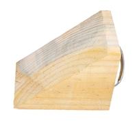 BESTYASH Motorhome Wheel Chock Rolling Backstop Wooden Wheel Blocks for Rv Trailer