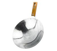 BESTYASH Multifunctional Stainless Steel Wok Frying Pan with Handle Comfortable Grip for Everyday Cooking for Frying Eggs Steaks and Pancakes The Kitchen
