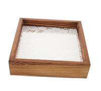 BESTYASH Nail Art Display Frame Vintage Lace Wooden Nail Display Board for Salon