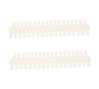 BESTYASH Nail Display Board Set 2pcs 72 Tips Long Strip Single-sided Nail Polish Palette Natural Color Practice Tool for Salon and Diy Use