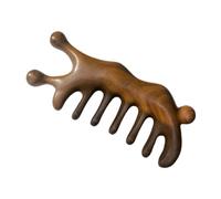 BESTYASH Natural Wooden Massage Comb for Scalp Care with Break Resistance and Comfortable Use, Wide Teeth Design Suitable for Home and Travel Hair Massage