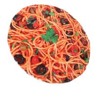 BESTYASH Novelty round Pizza Blanket Soft Flannel Throw for Adults, Warm Printed Food Blanket for Picnic and Home Use, 120cm Diameter