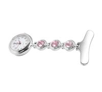 BESTYASH Nursing Watch Crystal Clip-on Fob for Nurses Pink Innovative Student Nurse Lapel Pocket Watch Gifts for Exams