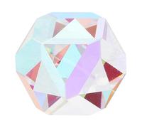 BESTYASH Optical Glass Prism Multifaceted for Physics Teaching and Science Experiments Crystal Refractor for Light Spectrum Analysis Window Decoration Photography and Sunlight Reflection