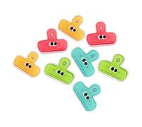 BESTYASH Paper Clips for Documents and Paper 8pcs Binder Clips Extra Strong Hold Convenient for Hanging on The Or Wall, Assorted Colours and Random Color for Teachers
