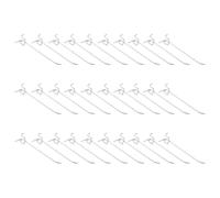 BESTYASH Pegboard Hook Carbon Steel Hook 30pcs for Pegboard Panels and Wall Storage Organisation