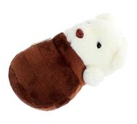 BESTYASH Plush Honey Jar Bear Keychain Cute Stuffed Bear Bag Pendant Decorative Key Ring for Women Purse Hanging Charm Soft Plush Animal Accessory