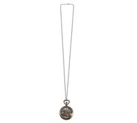 BESTYASH Pocket Watch Souvenir for Christmas Fathers Day Vintage Pocket Watch Alloy and Glass Retro Coffee DIY Charms Wearable as Necklace for Keyring Scrapbooking Project