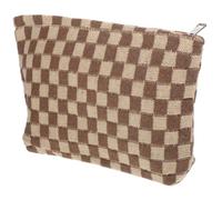 BESTYASH Portable Makeup Bag Organizer Washable Toiletry Pouch with Delicate Pattern for Travel Gym and Daily Use Stylish Storage for Cosmetics and Essentials