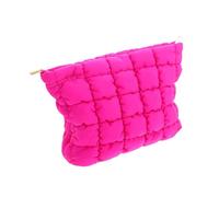 BESTYASH Portable Makeup Bag Soft Travel Cosmetic Pouch Large Capacity for Toiletries Aesthetic Pencil Case for Teen Girls Waterproof Design for Students