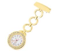 BESTYASH Portable Nurse Fob Watch for Occasions with Alloy and Plastic Material, Practical Chest Watch Can Be Caught in Clothes, for Nurses and Students in Hospital