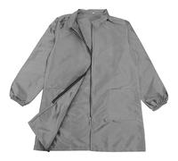 BESTYASH Portable Pet Grooming Workwear Long Sleeve Dog Grooming Smock Made of Brocade Polyester, Stylish and Simple Waterproof Apron for Farming and Garage Work