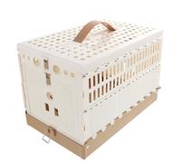 BESTYASH Portable Pigeon Cage Folding Poultry Cage for Pet Transportation Use Lightweight
