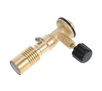 BESTYASH Portable Propane Gas Bunsen Burner with Adjustable Flame Control and Anti-Tip Design for Laboratory Heating Compact 3.54 Inch Brass Burner Head