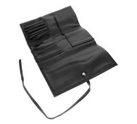 BESTYASH Portable PU Makeup Brush Storage Bag for 10 Brushes Foldable Rolling Organizer Case for Travel for Makeup Artists and Beauty Enthusiasts
