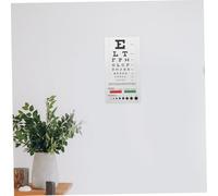 BESTYASH Portable PVC Eye Chart for Home Use Visual Examination Tool for Family Eye Exams Use Standard Testing Chart No Training Required