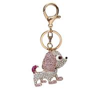BESTYASH Puppy Keychain Pendant Shiny Dog Metal Keyring for Bags and Backpacks Cute Dog Charm Decoration for Boys and Girls and Material