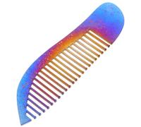 BESTYASH Pure Titanium Anti-Static Hairdressing Comb Lightweight Hair Cutting Tool for Men and Women Rust-Free Portable Salon Barber Comb for Home and Travel
