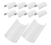 BESTYASH PVC Pipe Repair Patch 10pcs 75mm Leak Fix Clamp with Open Split Connector, Durable PVC Material for Household Plumbing and Everyday Maintenance