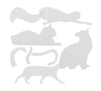 BESTYASH Quilting Templates Sewing Crafts Ruler Acrylic Lightweight Easy to Carry White for Tailors and Embroidery Sewer-Lovers Making Clothes and Pants