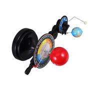 BESTYASH Realistic Solar System Sphere Model Teaching Equipment for Astronomy Learning Multifunctional Planetary Desktop Kit with Earth Moon Sun Orbit Simulation Creative Educational Tool
