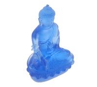 BESTYASH Resin Buddha Garden Ornament with Creative Design for Home and Office Desktop Decoration, Symbolizes Good Fortune and Brings a Warm, Contemplative Atmosphere