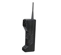 BESTYASH Retro Decor Brother Mobile Phone Model Vintage Iron Phone Statue for Home Office Nostalgic Prop