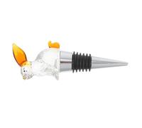 BESTYASH Reusable Crystal Rabbit Wine Bottle Stopper Household Beverage Sealer with Leak Cap Stylish Air Tight Seal Preserving Aroma Decorative Cute Wine Plug for Party and Daily Use