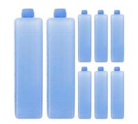 BESTYASH Reusable Ice Packs for Coolers 8Pcs Freezer Blocks for Lunch Boxes Outdoor Camping Rapid Cooling Ice Packs for Food and Drink Safety