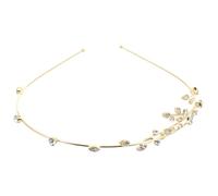 BESTYASH Rhinestone and Artificial Diamond Headdress Hair Decor Head Accessory Headband Willow Branch Design Hair Decor for Bridal Occasion