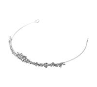 BESTYASH Rhinestone Bridal Hair Headband Sparkling Crystal Wedding Crown Comfortable Fit Dazzling Hair Accessory for Bride Prom Pageant Special Occasions