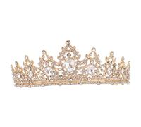 BESTYASH Rhinestone Wedding Hair Tiara for Brides Lightweight Princess Crown Headband Bridal Hairpiece for Birthday Halloween Costume Women