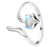 BESTYASH Ring Fox Design Sterling Silver Mood Ring for Women Jewelry Party Supply