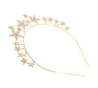 BESTYASH Robust Alloy Star Headband Women's Goddess Headpiece Pageant Headpiece