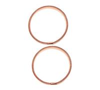 BESTYASH Rose Gold Elastic Arm Cuff Bracelets for Men 2pcs Adjustable Sleeve Garters Lightweight Upper Arm Bands for Casual and Formal Wear