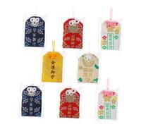 BESTYASH Sachet Pendant Japanese Amulet Bag 8pcs Mixed Style Decorative Blessing Pouch for Travel Home