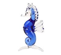 BESTYASH Seahorse with Realistic Details and Dazzling Visual Effect Elegant Crystal Ornaments Nautical Marine Animal Figurine for Birthdays for Home Decor and Seaside Decoration