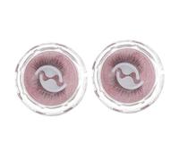 BESTYASH Self-adhesive False Eyelashes 2 Pairs Long Length Makeup Lashes for Women Party Use No Glue Needed Reusable