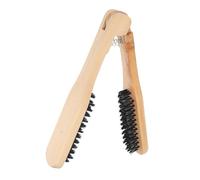BESTYASH Shaped Wooden Hair Straightener Brush Comb Straightening Tool for Hair Straightening Women