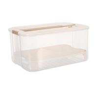 BESTYASH Shot Glass Storage Organizer Box with Secure Glass Holder Rack White Stemware Display Case for Kitchen Bar Party Use Easy-Clean Desktop Cup Holder for Safe Glassware Storage