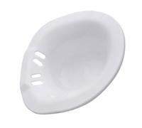 BESTYASH Sitz Bath Basin for Women and Men White Plastic Wash Basin Postpartum Care for Private Parts Cleaning Personal Hygiene Aid Suitable for Home and Travel