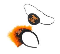 BESTYASH Skull Eye Mask Headband Eye Masks ' Dress-up Accessories Pirate Costume Accessories Cosplay Pirate Cap Headwear Costumes Felt Cloth