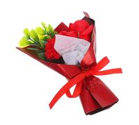 BESTYASH Small Bouquet Soap Flower Handmade Soap Flower Petals Decoration for Women Girlfriend Valentine Day